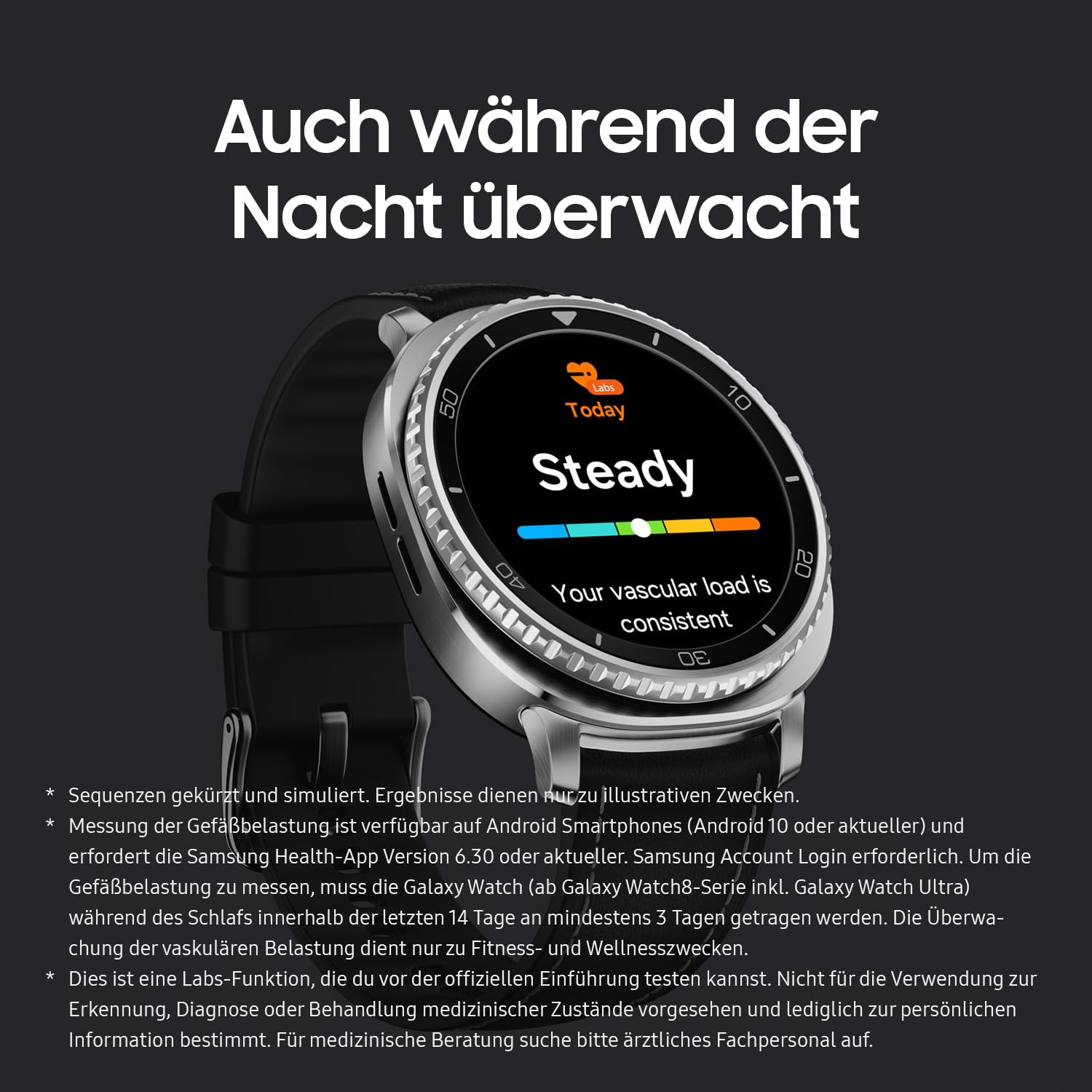 Samsung Galaxy Watch8 Classic Smartwatch, Fitness-Uhr, 64 GB Speicher, 46 mm, Bluetooth, Schwarz