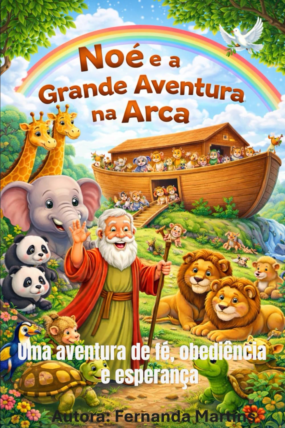 Noé e a Aventura na Grande Arca: Uma aventura de Fé, Obediência e Esperança (Histórias Bíblicas para crianças)
