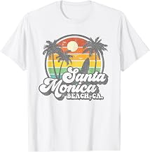 Vintage Santa Monica Beach California Surf Surfing 70's Gift T-Shirt