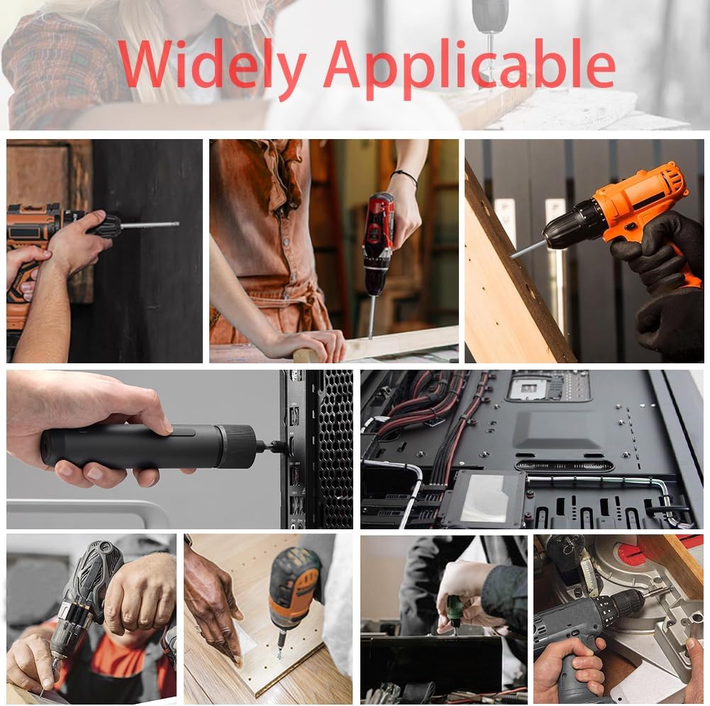 13Pcs Special Shape Screwdriver Insert Bit Set, Hex Shank Durable CR-V Steel Screwdriver bits with Phillips, Triangle, Slotted, Y-Type, U-Type, Inner Cross, 3-Points (50 mm / 2 inch)