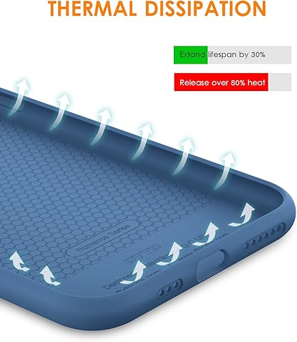 Miniatura 4 de DTTO Funda compatible con iPhone 11 Pro Max, serie Romance, funda de silicona protección mejorada de cámara y pantalla con cojín de rejilla de panal