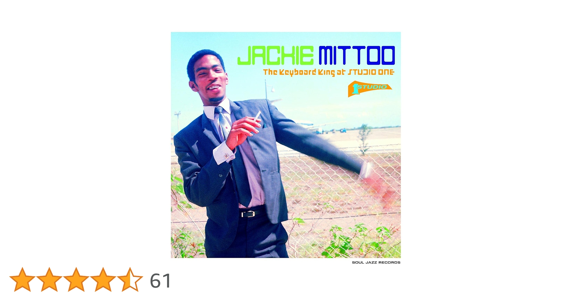 【激レア】JACKIE MITTO 10インチ レコード Amazon.co.jp: Jackie Mittoo - The Keyboard King At Studio