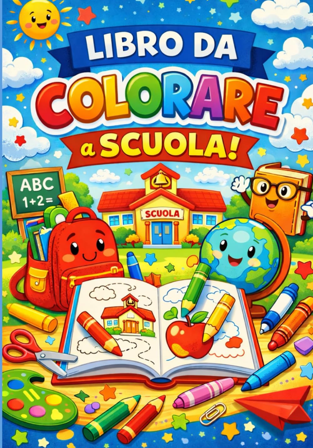 LIBRO DA COLORARE a Scuola!: uno spazio per colorare, sognare e divertirsi