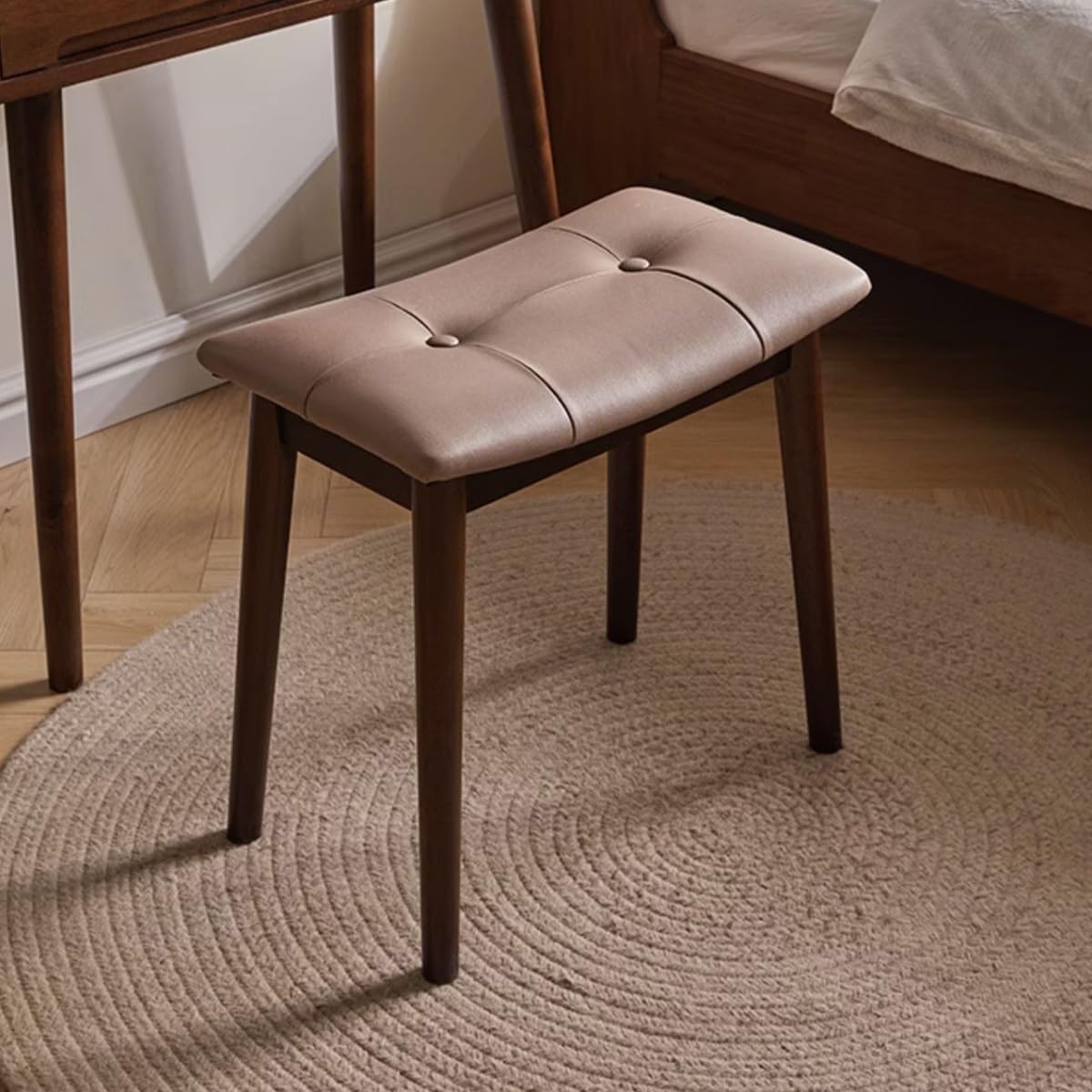 Siège de canapé et repose-pieds design curry pour chambre à coucher
