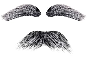 Old Man Eyebrow Makeup for Costume | Adhesive Eyebrows for a Distinct Character