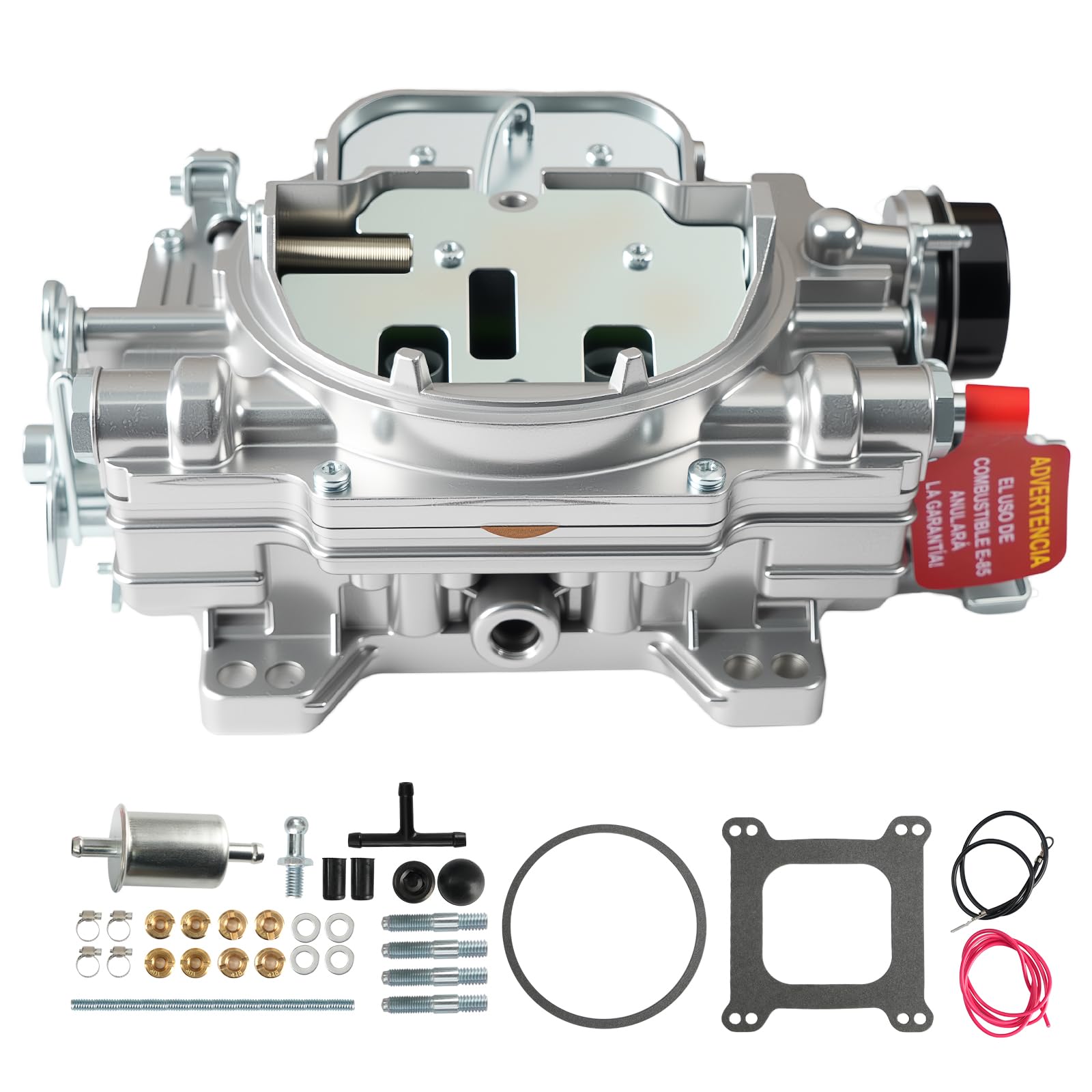 Photo 1 of 1913 4 Barrel Carburetor 800 CFM for Edelbrock Thunder Series AVS2 Square Flange Electric Choke