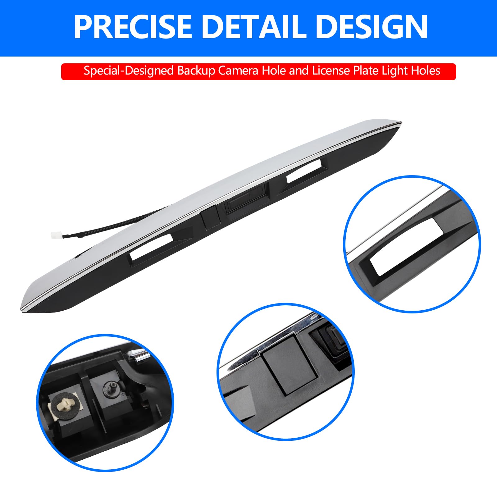 Amazon.com: Kavius Rear Liftgate Handle Garnish Molding Compatible