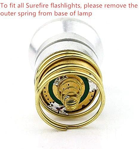 Miniatura 2 de Bombilla LED de repuesto ultra brillante, módulo de diseño P60 para todos los Surefire Hugsby C2 G2 Z2 6P 9P G3 S3 D2 Ultrafire 501B 502B, 900LM 1