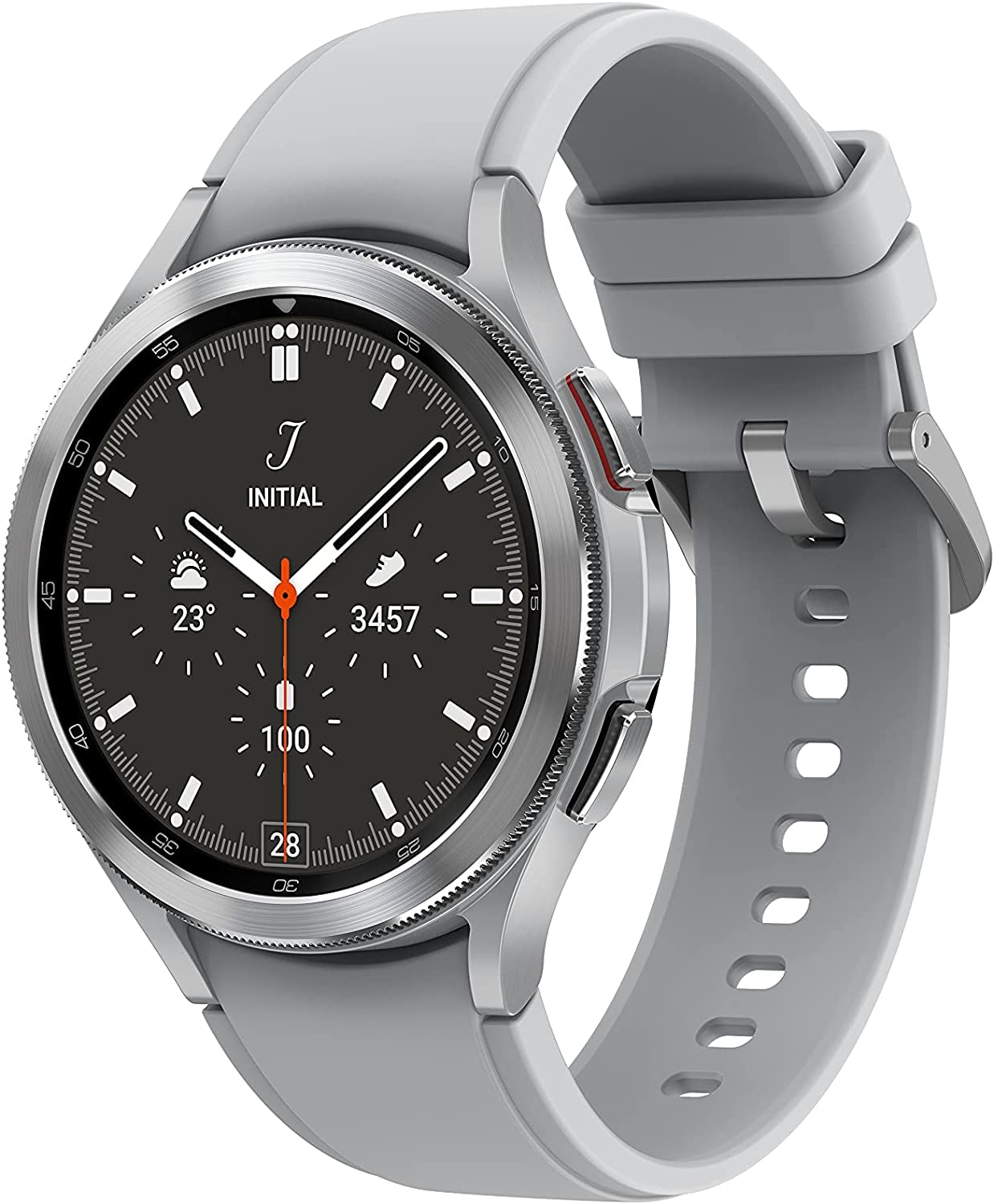 Amazon.co.jp: Galaxy Watch4 Classic 46mm スマートウォッチ シルバー  