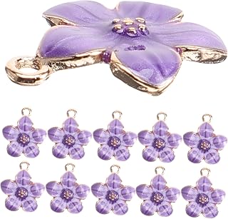 jojofuny 1 Juego Colgante De Sakura Joyería Adornos De Flores Dije Decorativo De Flores Fabricación De Joyas DIY Dijes Colgante De Flores Para Bricolaje Dije De Flor 50 piezas