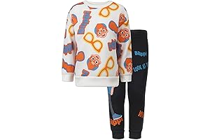 Blippi Boys' 2 Piece Sweatshirt and Pants Set: Unveil a Whimsical World of Adventure