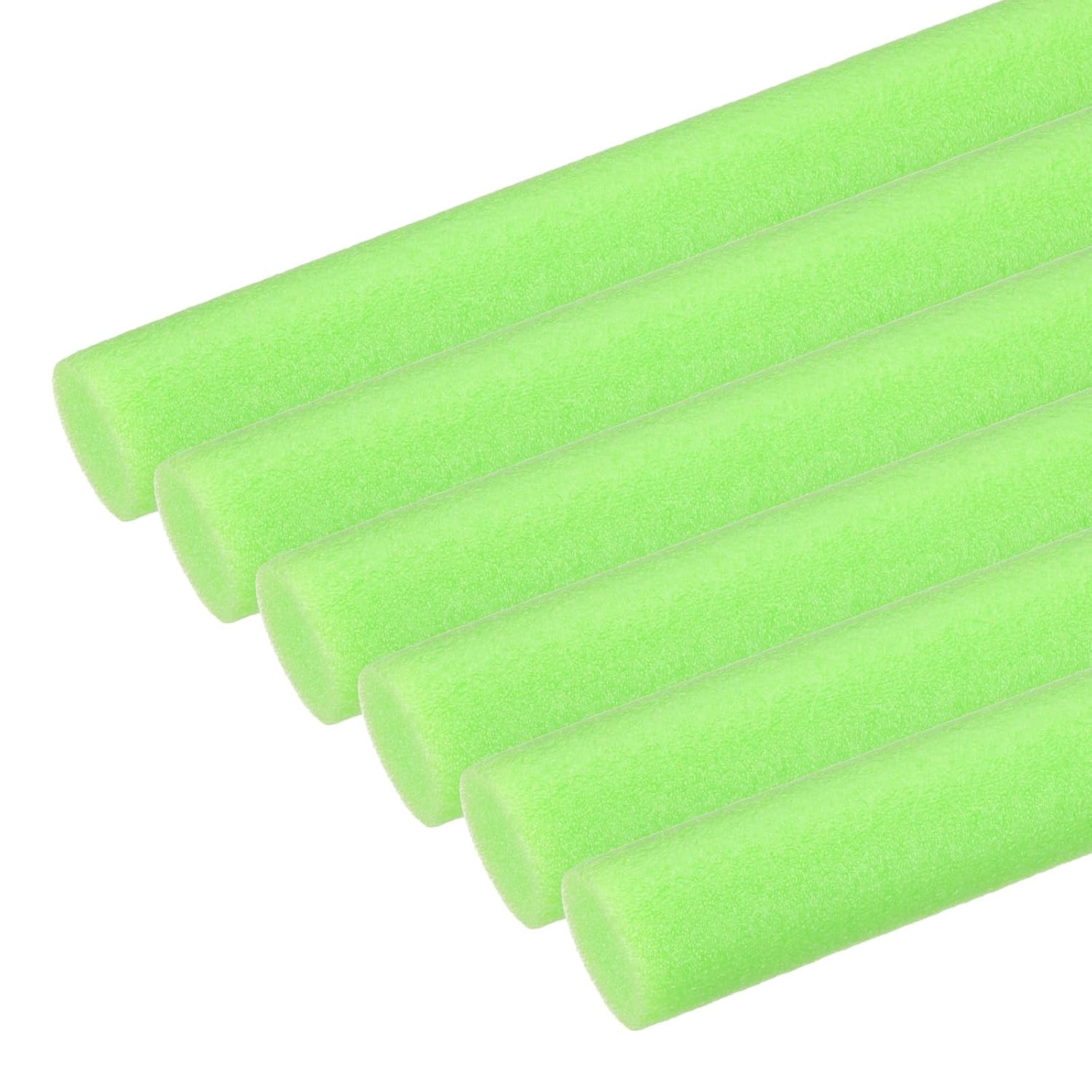 PATIKIL Backer Rod 1-1/2 in x 3.3 Ft, 6 Pcs Foam Rod Caulk Saver Expansion Joint Filler Rope Weather Strip Foam Noodle for Gaps Concrete Crack Filling DIY Craft (38mm Dia), Dark Green