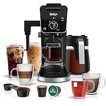 Ninja Drip Coffee Maker With K Cup Combo, DualBrew Pro Specialty Coffee System, Coffee Machine Compatible with K-Cup Pods, 12 Cup Single Serve Coffee Makers with Paper Filter, CFP301
