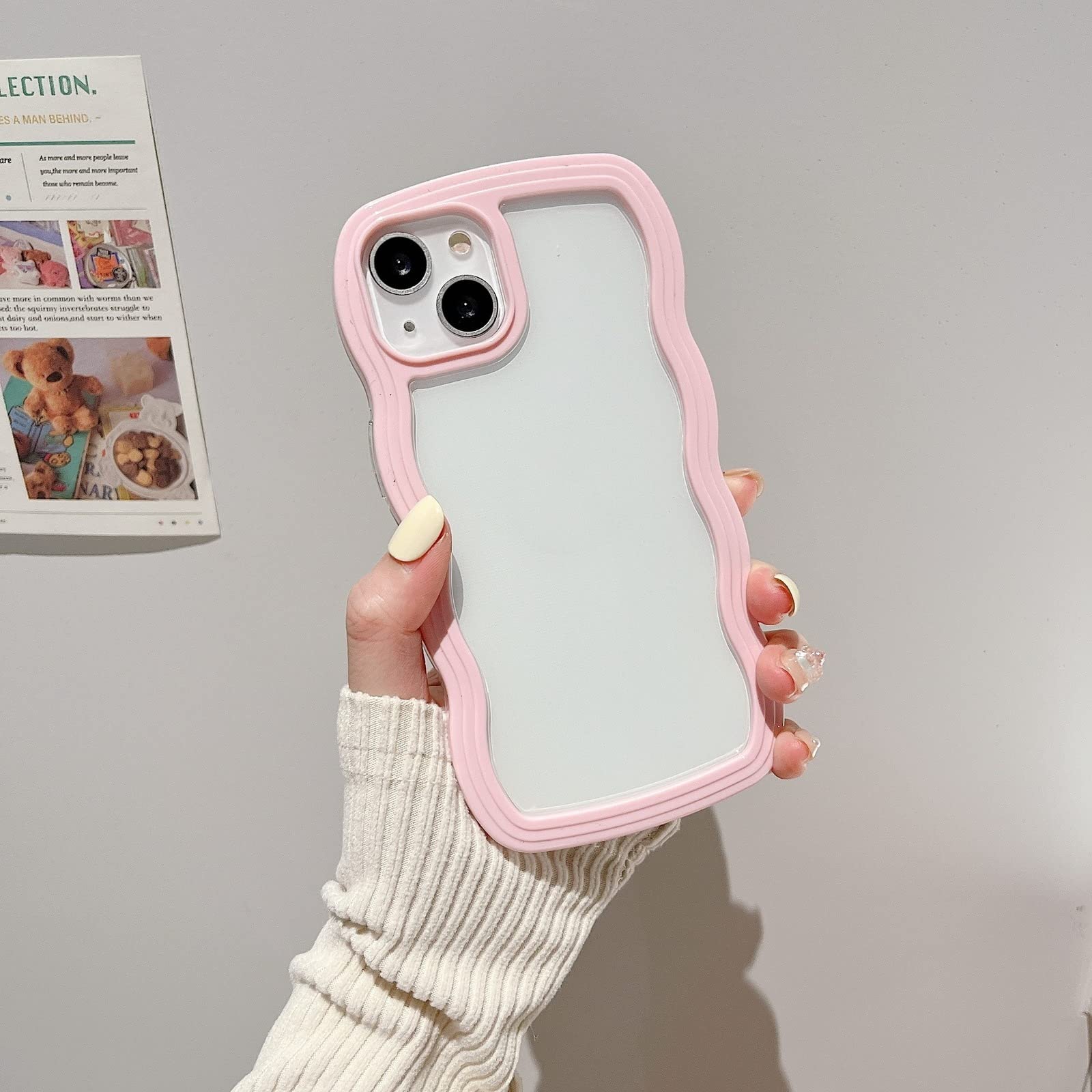 Cover Morbida Cartoon Per Iphone Custodia Trasparente Candy Per IPhone 16 15 14 13 Pro Max - Morbida, Antiurto E Carina Custodia IPhone Trasparente Cartoon - Foto 8