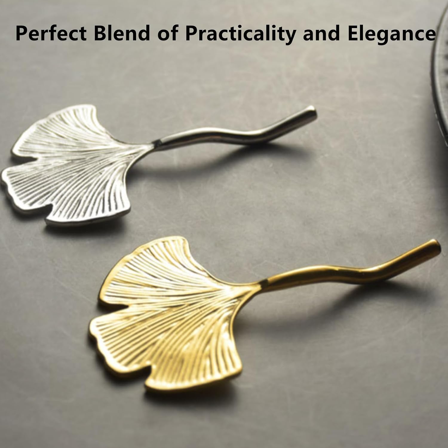 Stainless Steel Chopstick Holder Leaf Spoon Rest Table Cutlery Support Tableware Stand for Home, Hotel, Restaurant