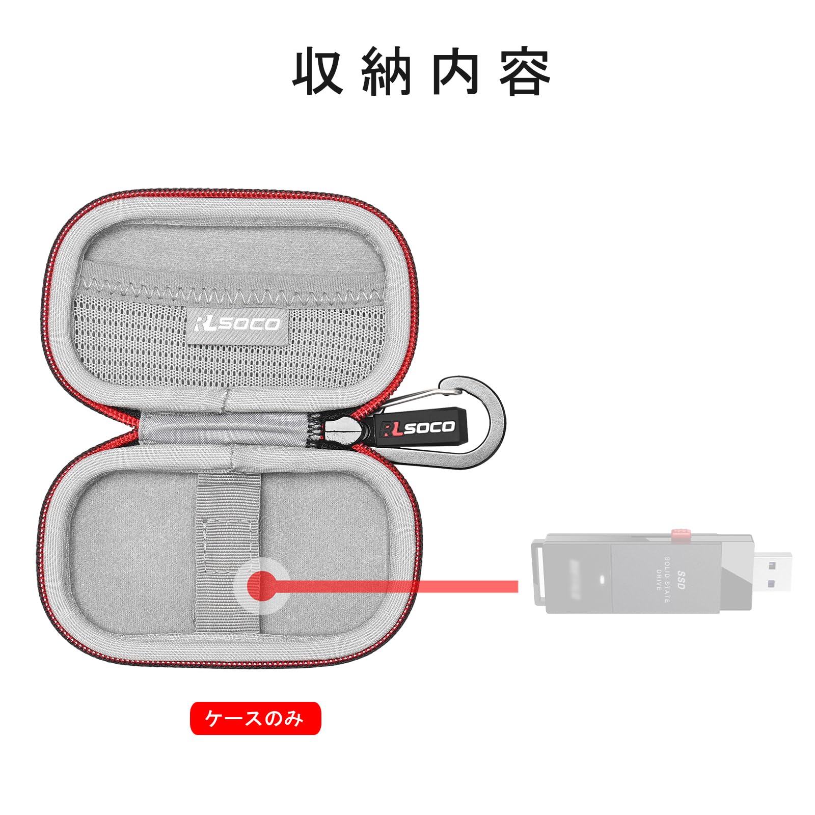 Amazon | RLSOCO 収納ケース BUFFALO バッファロー 外付けSSD 1.0/2.0 