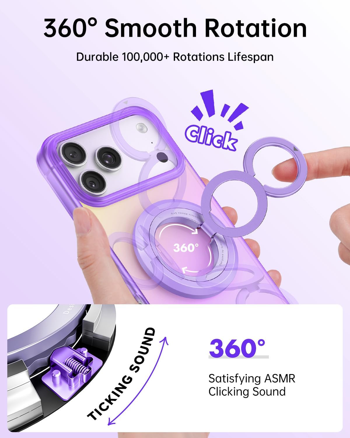 SYNCWIRE for MagSafe Phone Grip, Valentine's Galentine's Day Birthday Gifts for Her Women Mom Girlfriend Best Friends Sister Wife Teen Girl Magnetic Phone Ring Holder Kickstand