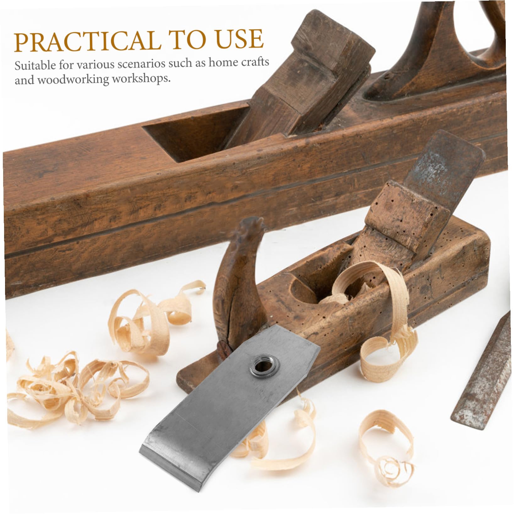 3 Pezzi Pialla Manuale per Legno 6 Pezzi 38mm Lame Angolate Precisione Utensile per Lavorazione del Legno Professionale per Falegnami e Hobbisti