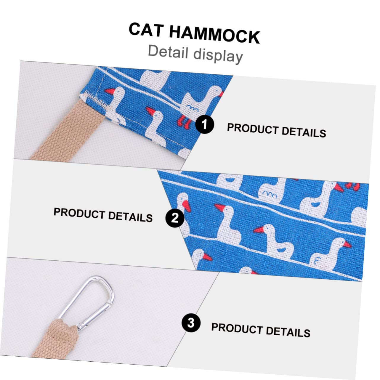 Beavorty 3 Pezzi Cuccia Sospesa Per Animali Domestici Cuccia Per Gatti Amaca Nido Per Gatti Capanna Sospesa Per Cuscino Uso Sicuro E Traspirante