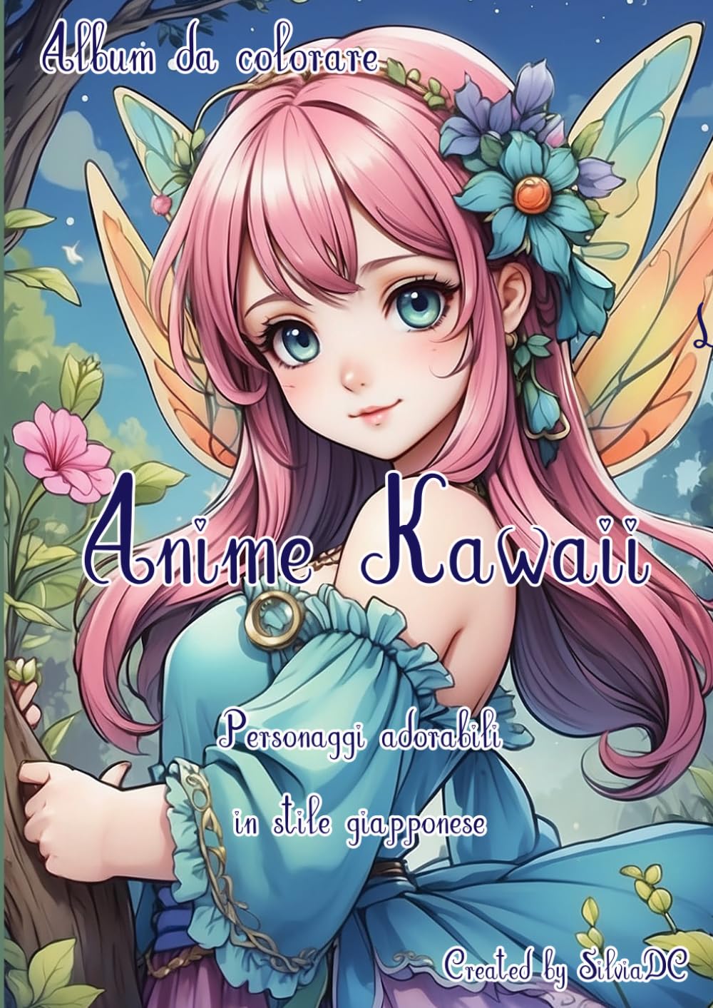 Anime Kawaii - album da colorare: Personaggi adorabili in stile giapponese (Coloring Book)