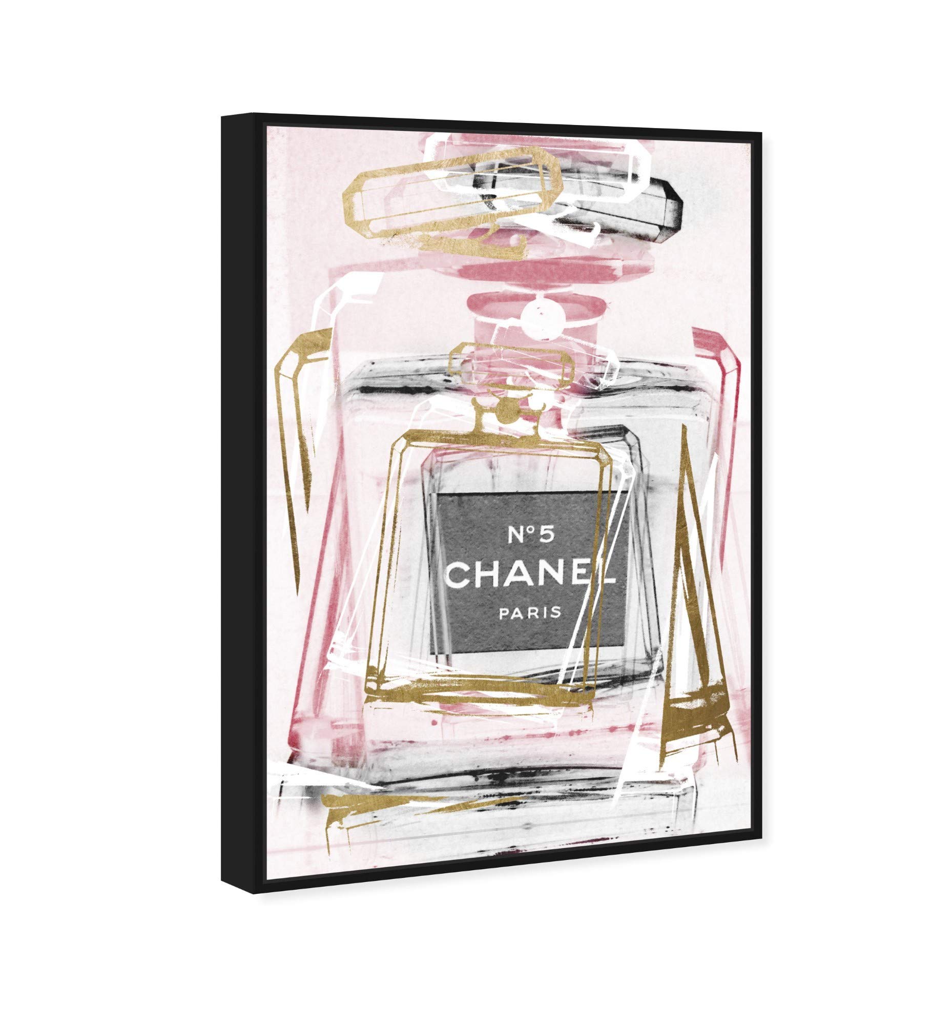 Oliver Gal N°5 CHANEL PARFUM アート作品 Amazon.com: The Oliver Gal Artist Co. Fashion Framed Wall