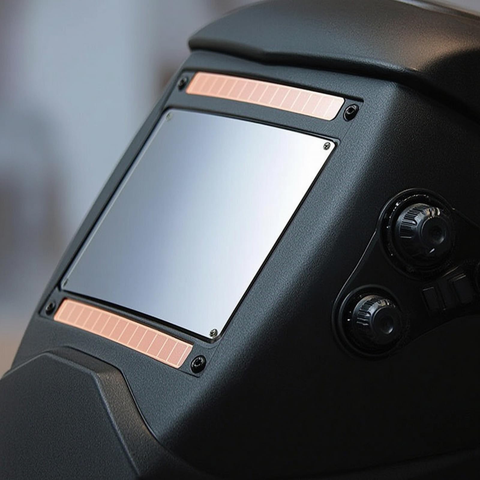 Maschera da Saldatura con 4 Sensori Regolabile Maschera Autoscurante Professionale Casco per Artigiani