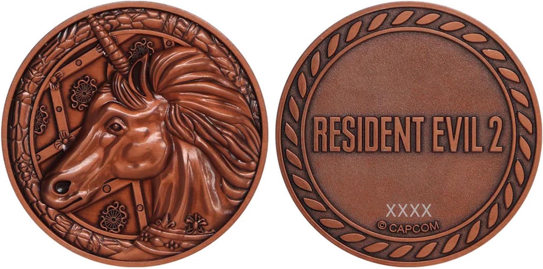Fanattik Resident Evil 2 Limited Edition Replica Unicorn Medallion