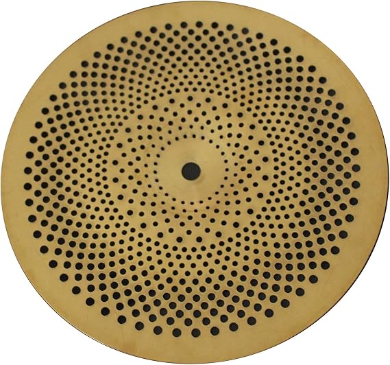 Arborea Low Volume Splash Cymbal 10 inches Golden Mute Practice Splash Cymbal For Drum Set