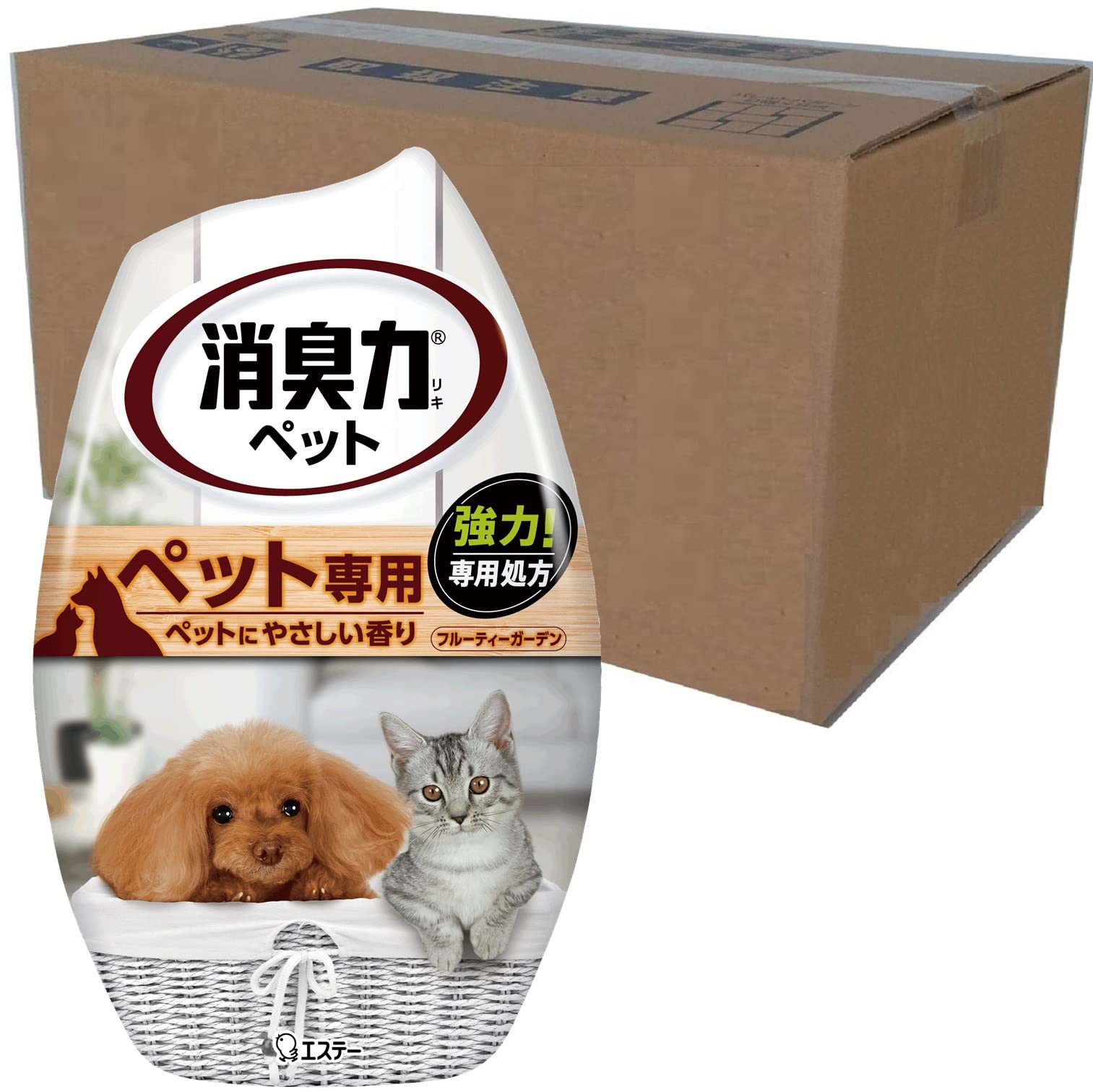 消臭力 [オフィス ビジネスに ケース販売] ペット用 置き型 フルーティーガーデン 400mL×18個 お部屋の消臭力 ペット 部屋 部屋用 寝室 消臭剤 消臭 芳香剤