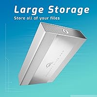 Vista 2 de OWC Mercury Elite Pro - Carcasa para disco duro externo de 4 TB para unidades SATA de 3.5 pulgadas, conexión USB 3.2 y USB-A/USB-C, caja de disco