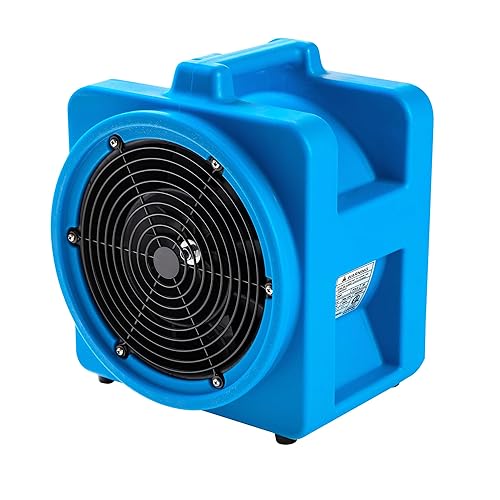 Miniatura 3 de MOUNTO Ventilador industrial de alta presión con ventilador axial de 8 pulgadas, 1100 CFM, motor sellado duradero de 13 HP para una circulación y