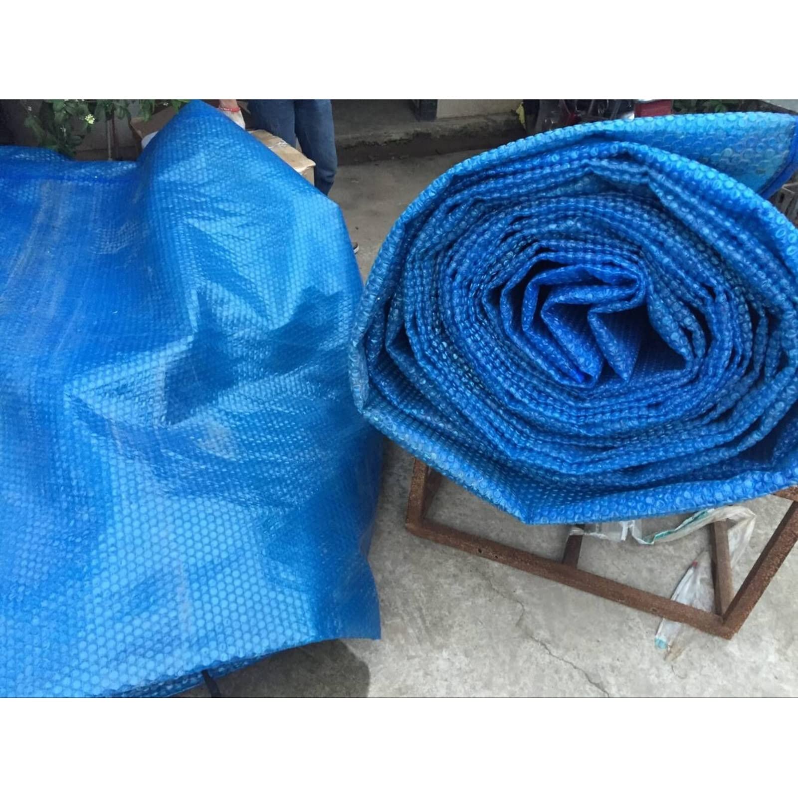 Ieowy Solar Pool Cover For Inground Pools And Hot Tubs, Floating Blanket With Bubble Film For Heat Retention And Energy Savings In Residential And Commercial Settings