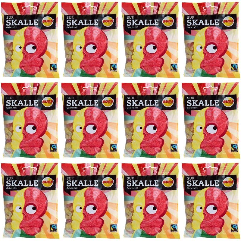Bubs Skull Sour Réglisse fini les bonbons fades découvrez le frisson scandinave