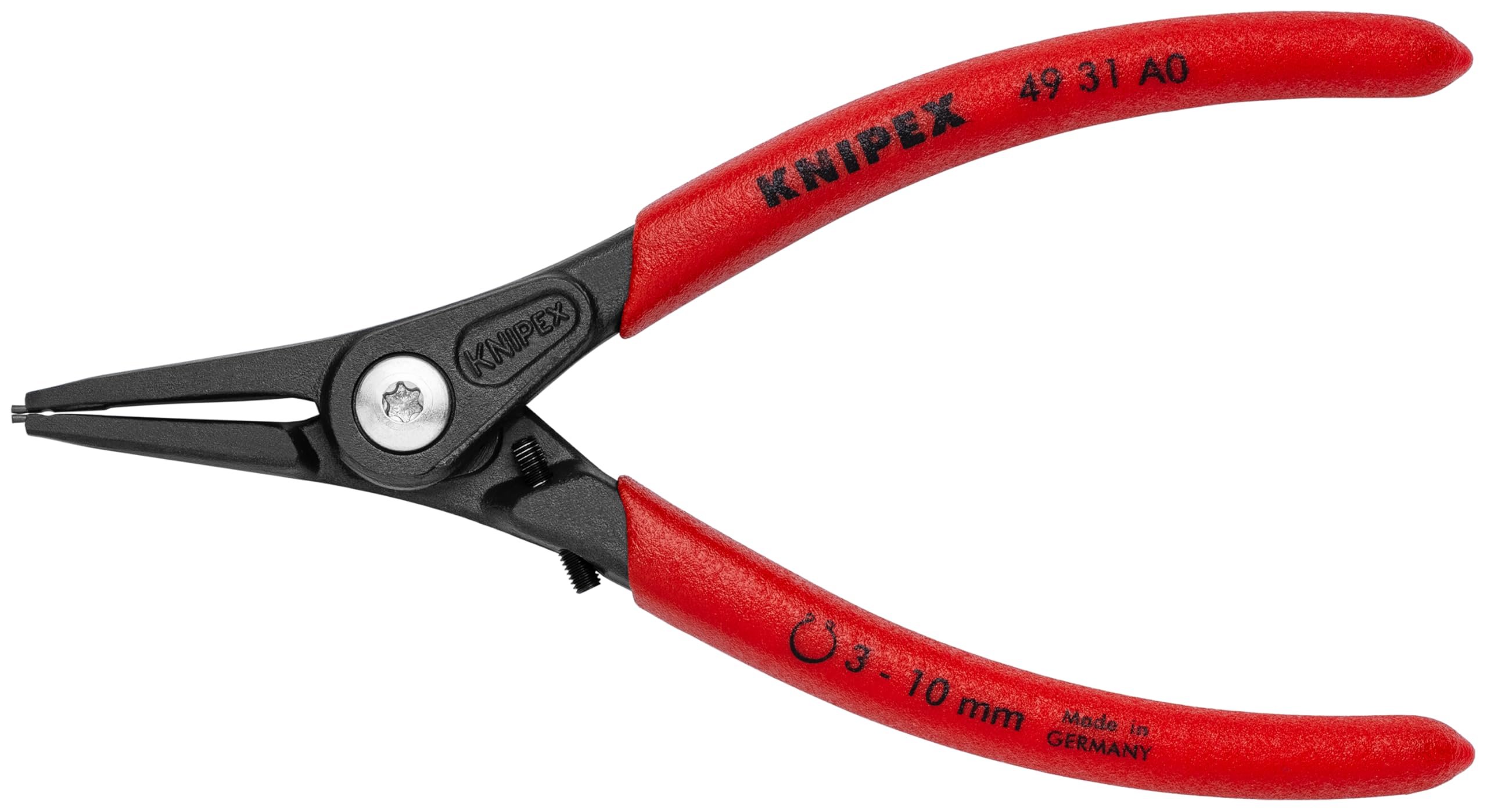 KNIPEX 49 31 A0 Precision External 90-Degree Angled Circlip Snap-Ring Pliers