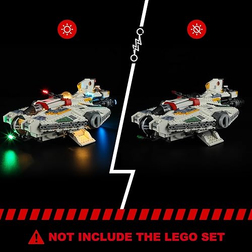 Miniatura 2 de BRIKSMAX Kit de iluminación LED para LEGO-75357 Ghost & Phantom II  Compatible con Lego Star Wars Building Set No incluye Lego Set