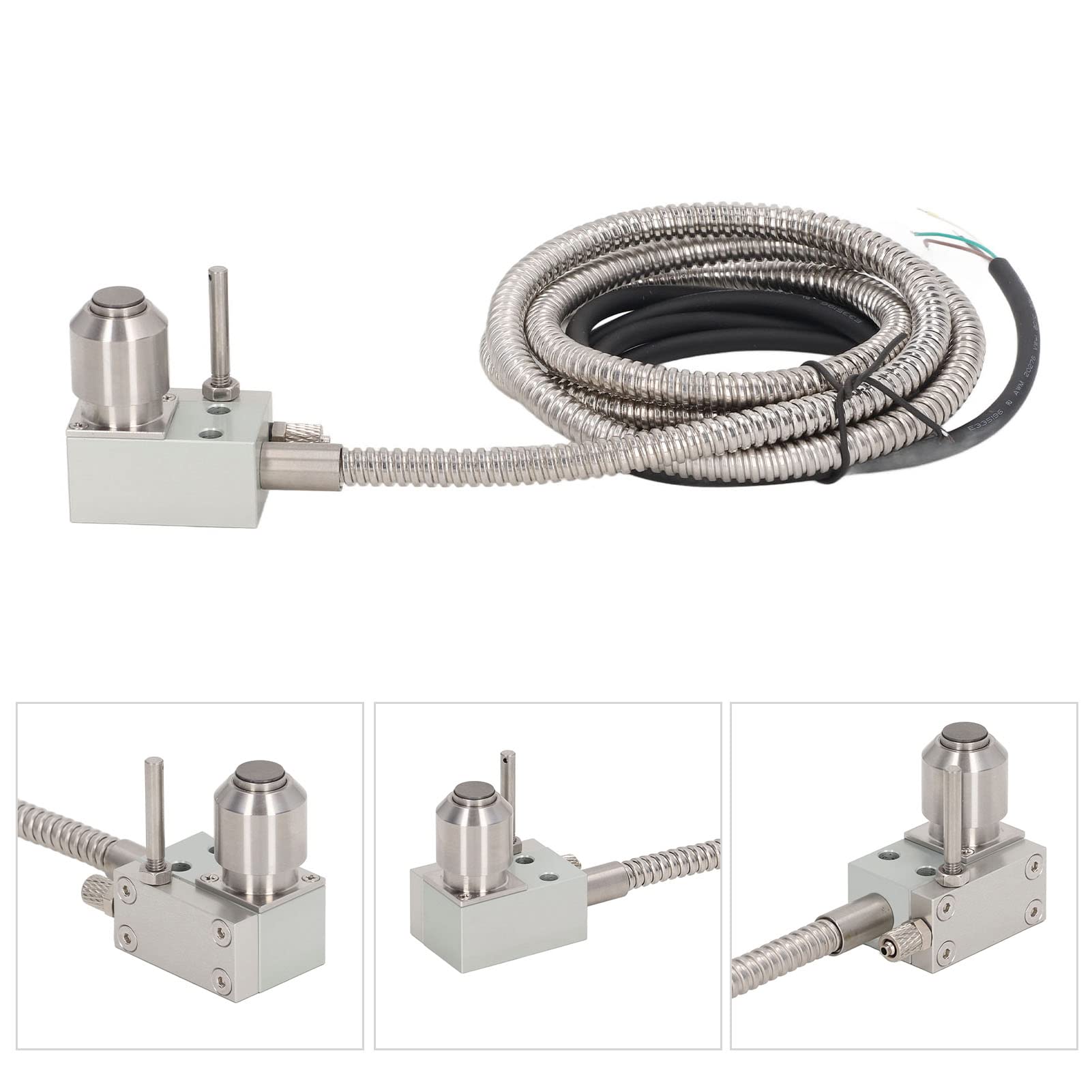 Narzędzie do Ustawiania Narzędzi Narzędzie do Sondy CNC Automatyczny Czujnik Narzędziowy CNC, Głowica w Kształcie Parasola z 4-żyłowym Drutem 10 Mm IP67 Wodoodporna