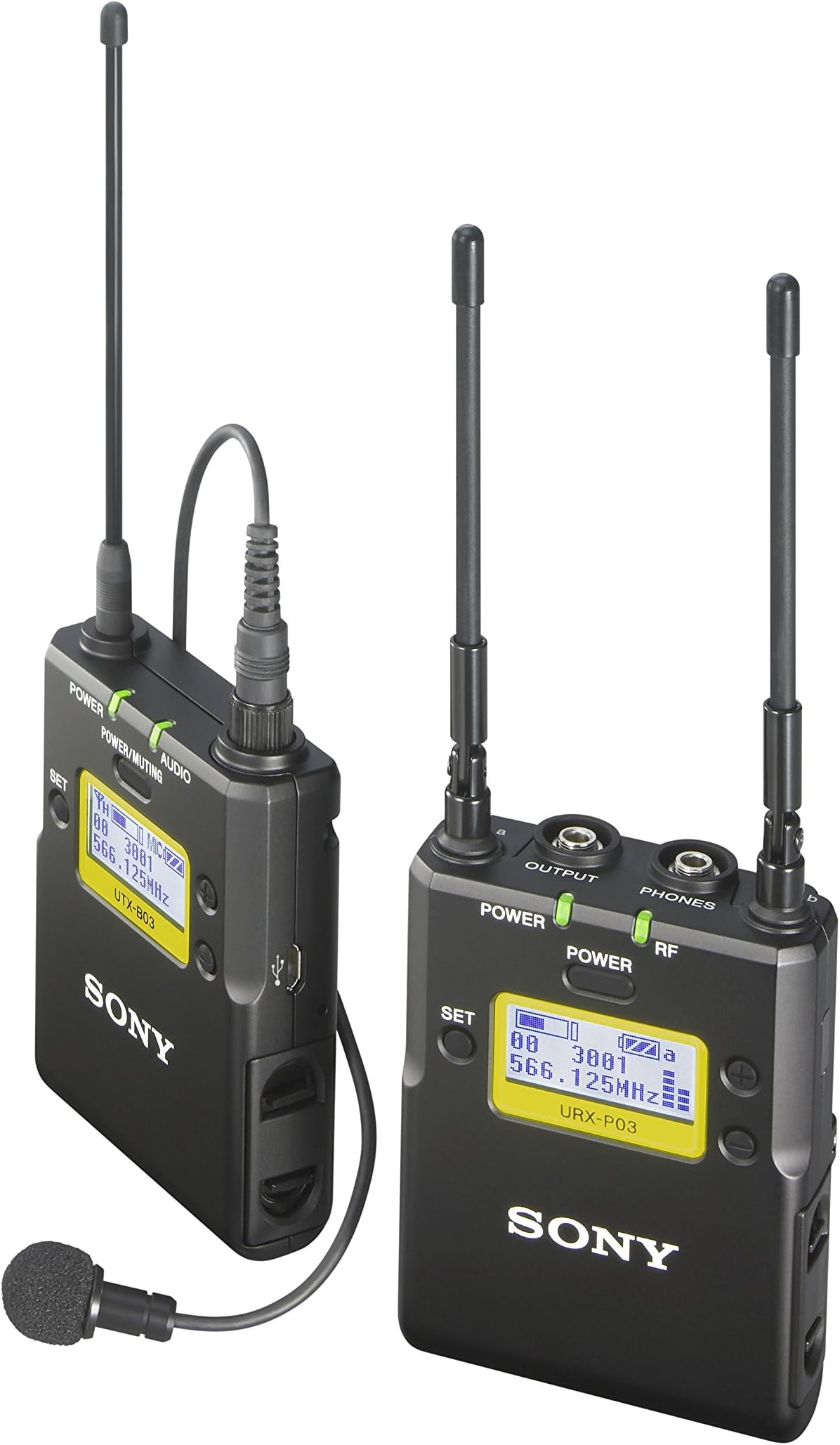 Sony Integrated Digital Wireless Bodypack Lavalier Microphone System-UWPD11/30, Black (UWPD11/30)