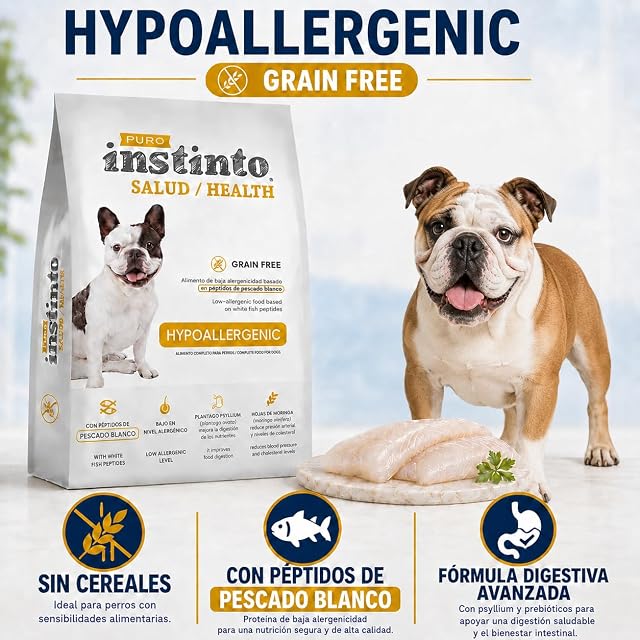 Foto 2 de 7 de Pienso Hipoalergenico Perros con Pescado Hidrolizado y Sin Cereales 10 Kg