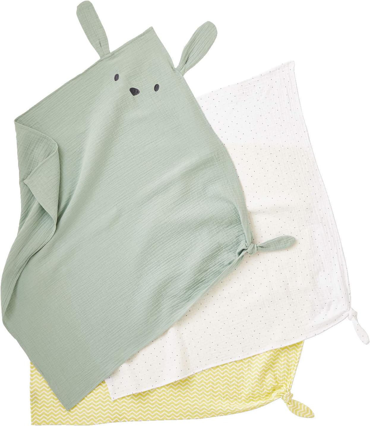 Vertbaudet Lot De 3 Langes En Gaze De Coton Menthe A Leau Vert Multicolore Tu La Chambre De Bebe Bebe Et Puericulture Dwteam In