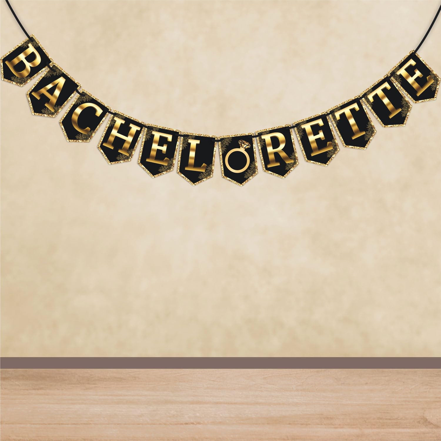 WOBBOX Bachelorette Bunting Banner, Bridal Shower Decorations, Bachelorette Party Banner For Bride & Groom, Bachelorette Party Decorations Items- Royal background Bachelorette