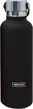 Nerthus FIH 720 Insulated Water Bottle Stainless Steel 750 ml Double-Walled with Handle for Sports Mountains and Work