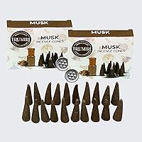 Vista 317 de TRUMIRI Copal Incense Cones - Total 20 Cone Incense - Dual Pack of 10 Insence Cones - Incense Cones Scented - Cone Incense Scents - Insense Cones