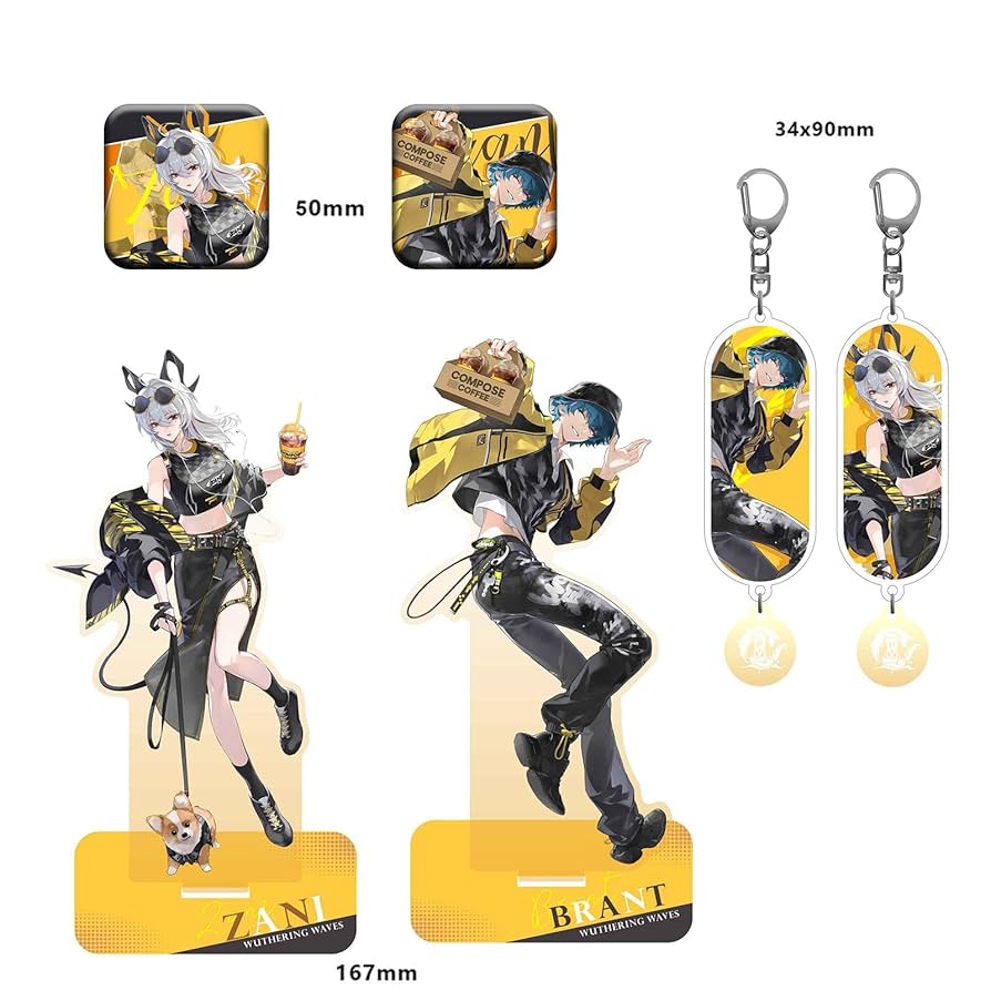 Amazon.co.jp: 鳴潮 グッズ 韓国 コラボ活動 ザンニー グッズ 鳴