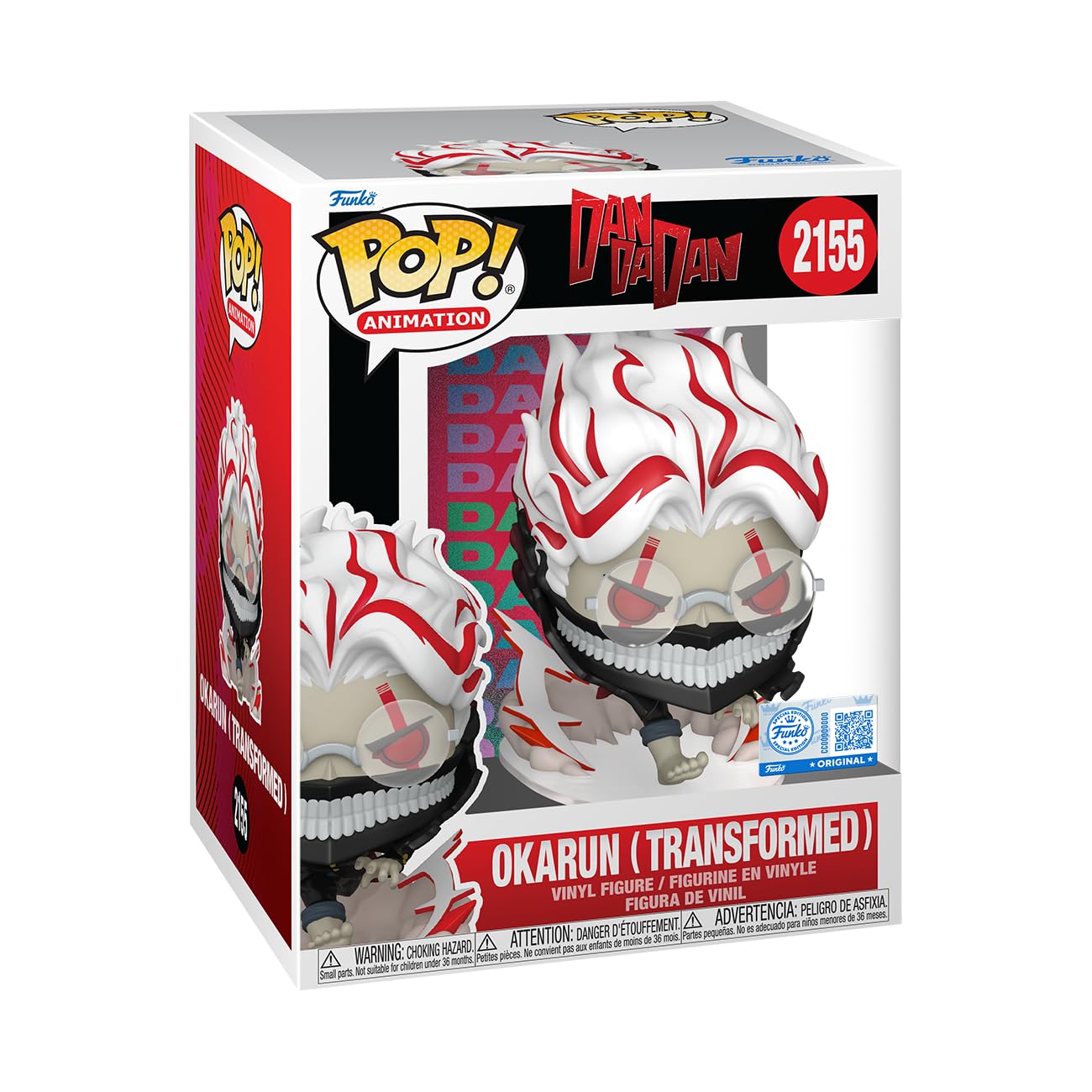 Funko Pop Okarun (Trasformato) Originale 2155 (con Protezione in Plastica)