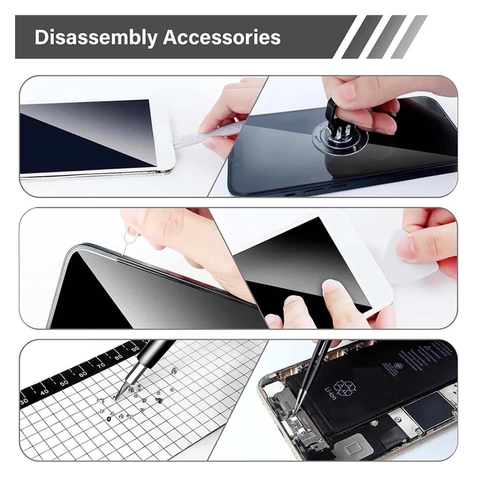 Juego De Llaves Juego De Destornilladores De Precisión 152 En 1, Juego De Destornilladores Magnéticos Pequeños Con Estuche, Kit De Herramientas De Reparación Electrónica For Gafas, PC Y Teléfono(Black