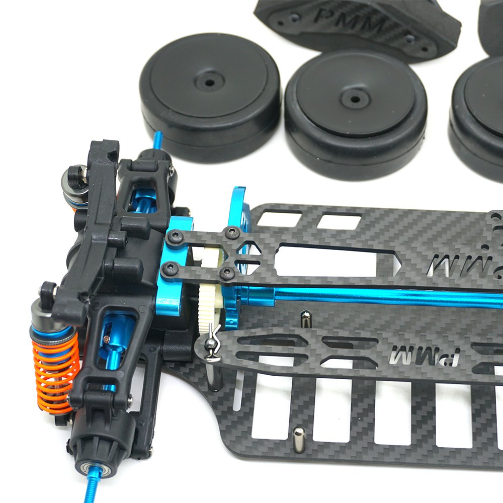 Amazon.com: RCLIONS Plastic&Carbon Fiber Shaft Drive 4WD Chassis