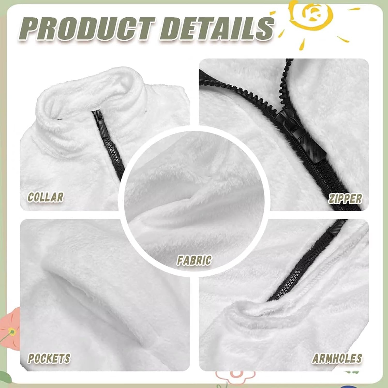 Fashion Girls Outerwear Vests Undershirt Jacket Warm Kids Vest Full Zipper Sleeveless Design