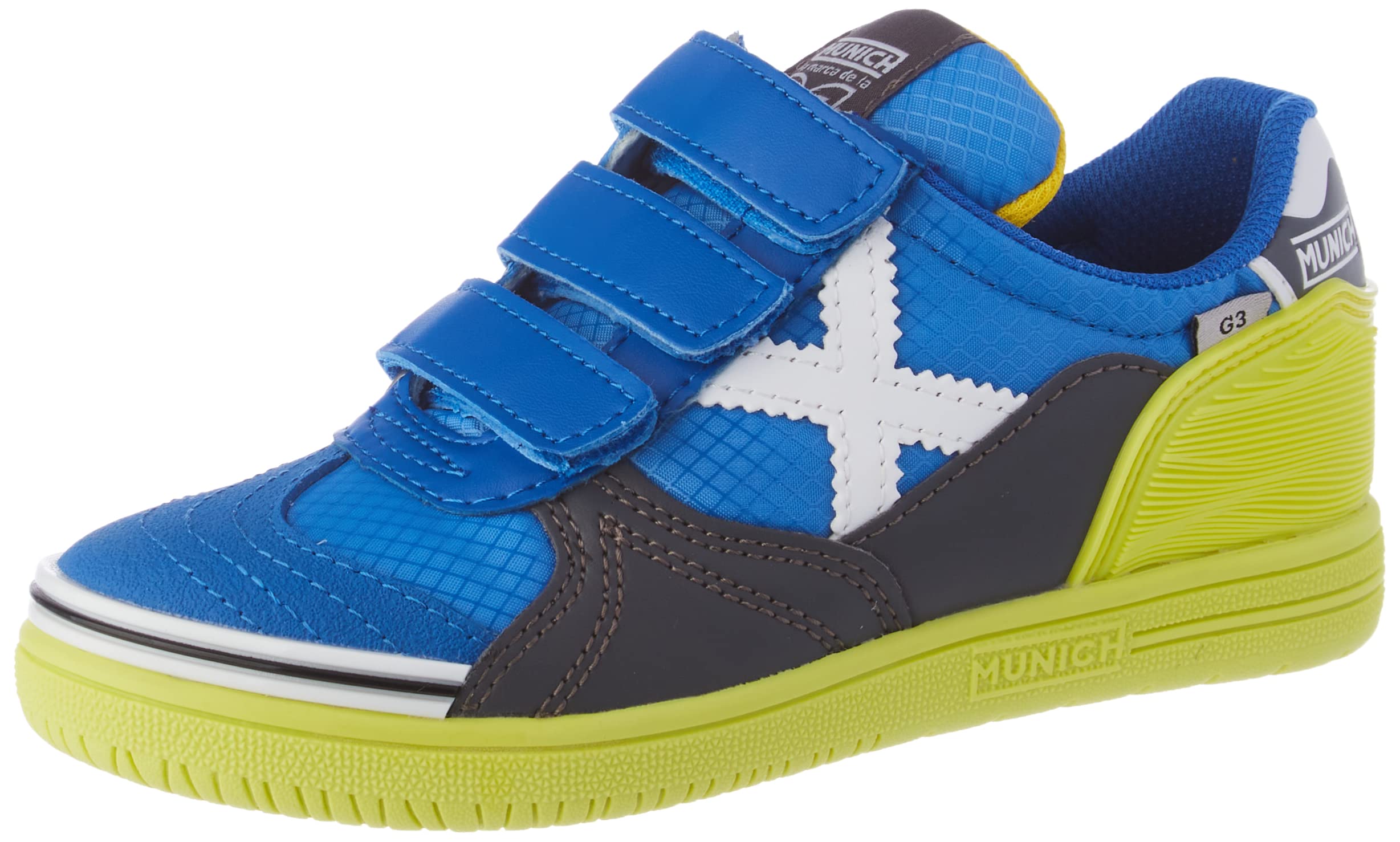 Munich G-3 Kid VCO Indoor 254, Track Shoe, Azul,