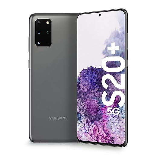 Samsung Galaxy S20+ Smartphone, 5G, Display 6.7" Dynamic AMOLED 2X, 4 Fotocamere Posteriori, 128 GB Espandibili, RAM 12 GB, Batteria 4500 mAh, Hybrid SIM/eSIM, Grigio