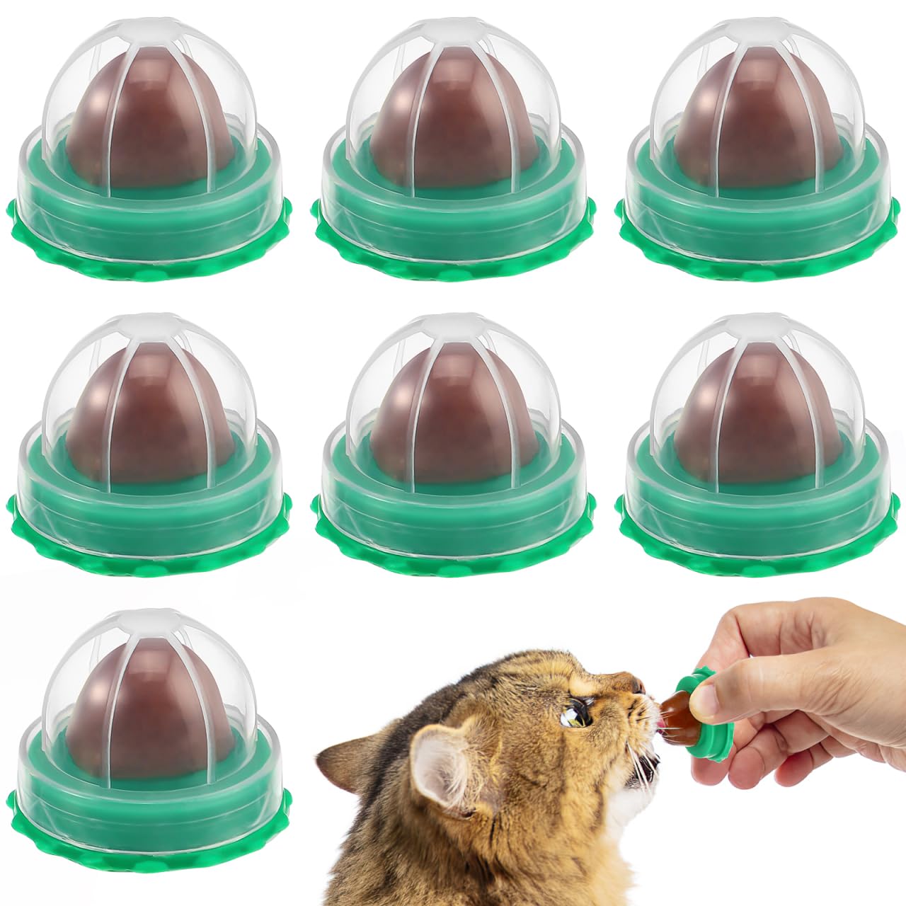 iplusmile Lot de 10 sachets d'herbe-aux-Chats - pour Chat - Nourriture - Nourriture - Nourriture - Gélatine - Ruban adhésif - pour Chat - Kitty (goût aléatoire)